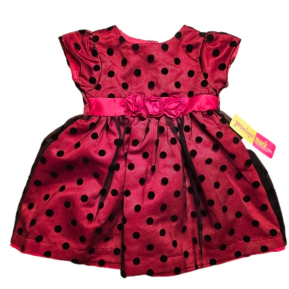 Penelope Mack Other - PENELOPE MACK red & black dress. Size 12mnths. NWT!